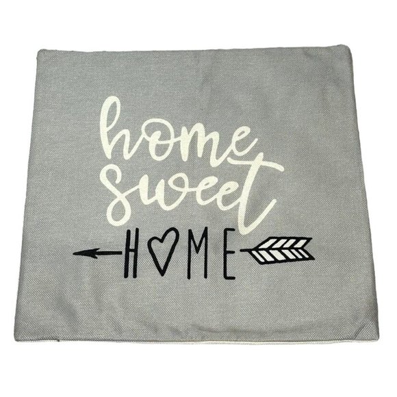 Unbranded 1 Pillowcase Cover Home Sweet Home Handmade Zip Closure Home Decor - Picture 2 of 5